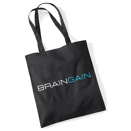 Black BRAINGAIN Tote Bag