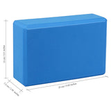 Yoga Blocks Foam (2 piece) - BLUE / BLACK